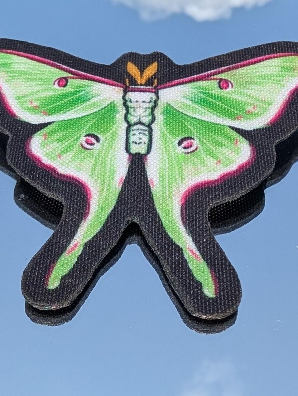 InterroBangBang Luna Moth Barrett Hair Clip
